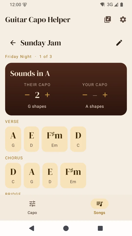 Songs and setlists for your next jam